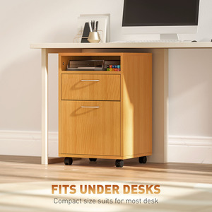 HOMCOM Filing Cabinet With Drawer by HOMCOM