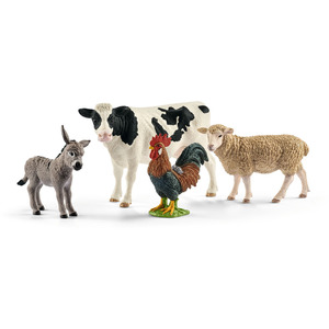 SCHLEICH Farm World Starter Toy Figures Set - Green by SCHLEICH