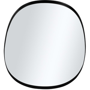 Oval Iron Frame Explosion-Proof Wall Mirror by Livingandhome