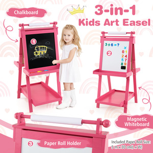 3-in-1 Double-sided Art Easel by Costway