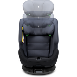 Four360 S I-size Birth to 12 years Spin Car Seat - Black by Osann