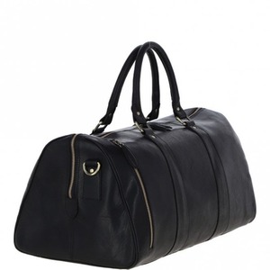 Ashwood Large Leather Holdall - T-77 - Black by Ashwood Leather