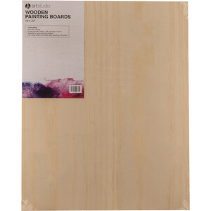 Art Studio Wooden Painting Board - 16x20 Inches by Art Studio