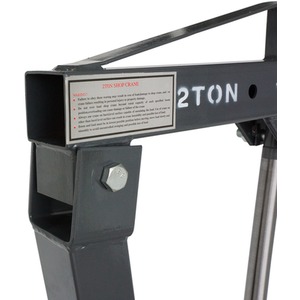 Switzer 2 Tonne Folding Engine Crane Stand Hoist Lift - Grey by SwitZer