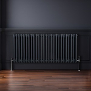 Traditional Column Radiators - Grey / 119cm / 10cm / 60cm by Monstershop