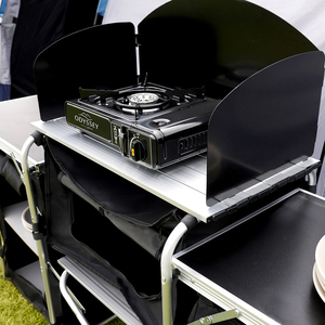 Odyssey Single Portable Camping Gas Stove Cooker - Black by Charles Bentley