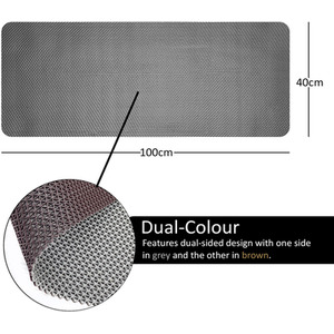 Reversible Dual-Colour PVC Shower Mat by Nicoman
