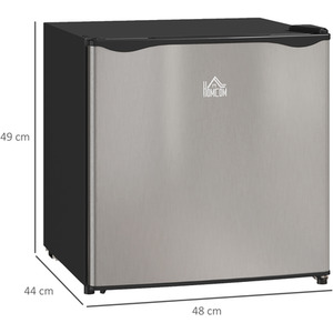 HOMCOM 46 Litre Table Top Fridge Mini Fridge with Chiller Box by HOMCOM