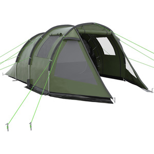 Outsunny Camping Tent with 2 Rooms for 3-4 Persons by Outsunny