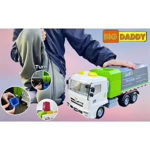Big-Daddy Friction Powered Lorrys Toy Truck - Multi / Recycling Dustbin Lorry by Big Daddy