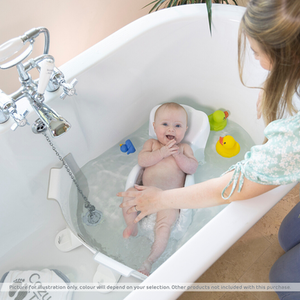 BabyDam Bathwater Barrier alternative to a baby bath suitable from birth - Grey by BabyDam
