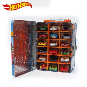 Hot Wheels 18 Car Metal Carry Case - Blue