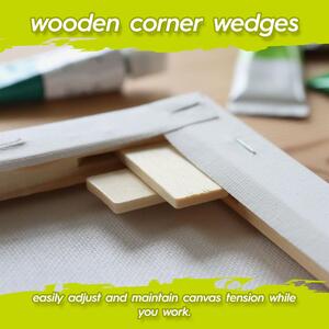 Fax Potato Stretched Canvas with Wooden Wedges - 12