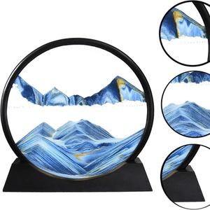 Dynamic Sand Art 3D Rotatable Frame - Blue by Dyzi