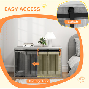 PawHut Dog Crate Furniture with Removable Cushion by PawHut