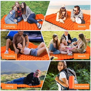 Inflatable Ultralight Camping Mat with Pillow