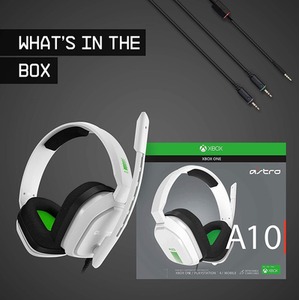 A10 Wired Stereo Gaming Headset - White by Astro