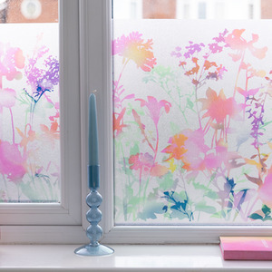 dc fix Miraflores Premium Static Cling Vinyl Wrap for Windows - white by d-c-fix