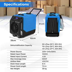 Commercial Dehumidifier with Pump by Costway