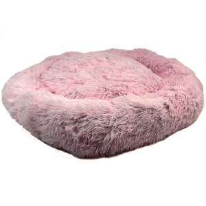 Fluffy Dog Bed in Pink - Pink / XL by Actiaspet