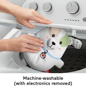Calming Vibes Puppy Soother Plush Sound Machine for Newborns - Multicolour by Fisher Price
