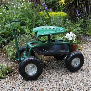 Heavy-Duty Mobile Garden Seat - Green by Monstershop