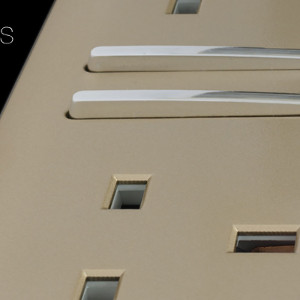 2 Gang 13Amp Long Rocker Double Socket - Gold / 5 by Trendiswitch