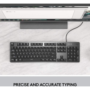 Logitech K845 Mechanical Illuminated Keyboard - Black by Logitech