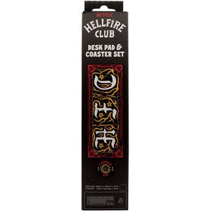 Stranger Things Hellfire Club Desk Pad Coaster Set - Multi by Stranger Things