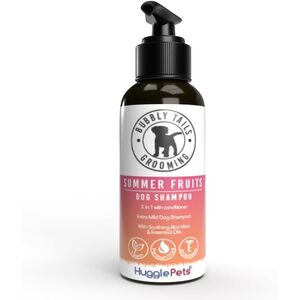 Bubbly Tails Summer Fruits 2 in 1 Shampoo Conditioner for Dogs Vegan Friendly - White by HugglePets