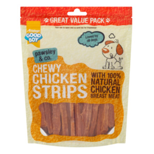 Good Boy Pawsley Chewy Chicken Strips - 350g by Good Boy