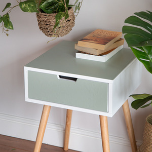 dc fix Matt Sage Green Self Adhesive Vinyl Wrap for Kitchen Doors and Furniture - Sage / 67.5cm x 2m (pack of 3) by d-c-fix