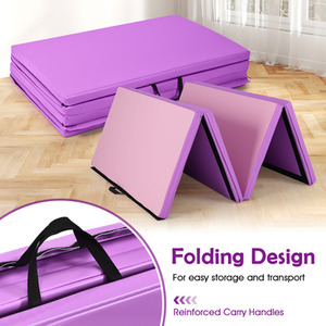 Folding Soft Floor Mat Gym Mat by Costway