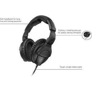 Sennheiser HD 280 PRO Over Ear Monitoring Headphones - Multicolour by Sennheiser