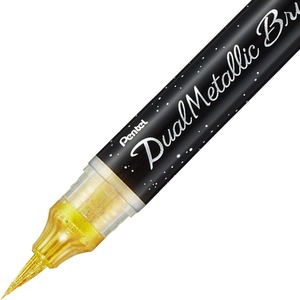 Pentel Arts - Dual Metallic Brush Pen - Metallic Ink - Single Pen by Pentel