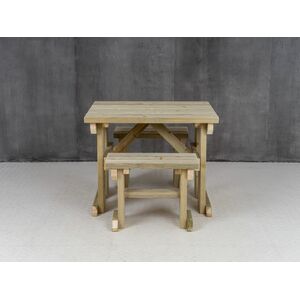 Yews Picnic Bench - Wooden Garden Table and Bench Set by Arbor Garden Solutions
