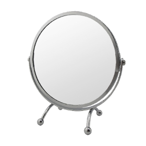 Cosmetic Table Mirror - Silver