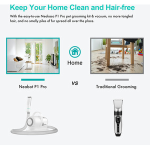 Neakasa P1 Pro Pet Grooming Kit - White by Neakasa