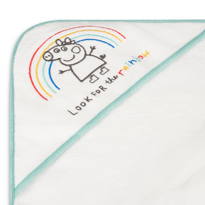 Peppa Pig Hooded Towel - Green/White by Peppa Pig