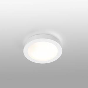 Logos 1 Light Round Bathroom Flush Ceiling Light