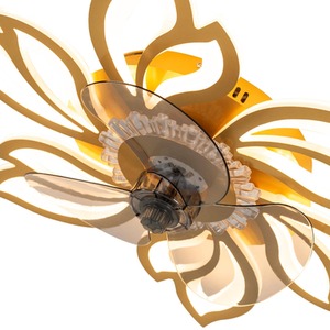 Petal-Shaped Ceiling Fan Light by Livingandhome