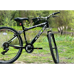 Basis Connect Adult's Hardtail MTB, 26In - Black/Green by Basis