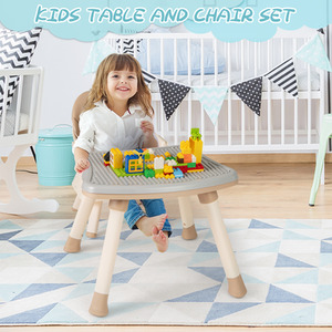 Multifunctional Baby High Chair - Brown by Costway