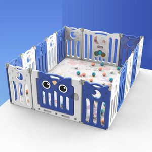 Foldable Baby Playpen Toddler Activity Center by Livingandhome