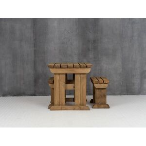 Wooden Picnic Table and Bench Set by Arbor Garden Solutions