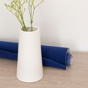 dc fix Felt Velour Navy Blue Self Adhesive Vinyl Wrap - blue by d-c-fix