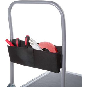 Folding Trolley with Brakes - Black / 73cm by tectake