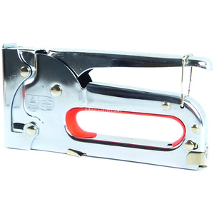 Staple Gun Upholstery DIY Powerful Tacker 1000 Staples Included - Silver by HyFive