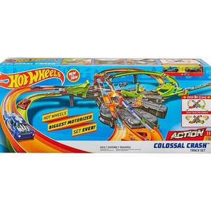 Colossal Crash Figure 8 Track Set - Multi-Colour by Hot Wheels