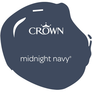 Crown Easyclean Bathroom Paint - Mid Navy by Crown Paints